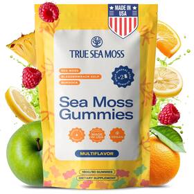 Tsm-341-gmb1 Trueseamoss Sea Moss Gummies With Bladderwrack Burdock Root - 60 Vegan