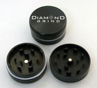 Two Grind Herb Prices " 40mm Diamond Piece 1.50 Black Grinder Aluminum