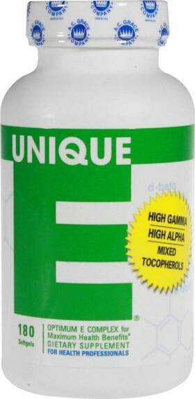 Unique E 894612001001 Mixed Tocopherols - 180 Count Pack Of 1