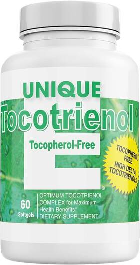 Unique E 894612001063 A.c. Grace Company Tocotrienols - Tocopherol Free Softgels 60