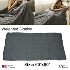 Us9410964241998 Crew Gray Heavy Sensory Weighted Blanket Thick Cotton 9410964241998