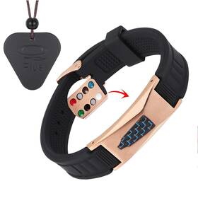 Uswel 705346080760 Protection Necklace Pendant And Bracelet Set 7 In 1 Health Engery