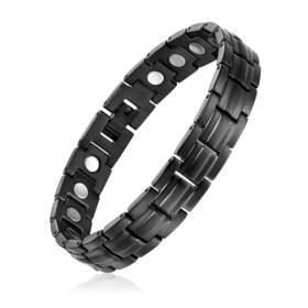 Uswel 768443265744 Ultra Strength Magnetic Bracelet - Titanium Steel Bracelets Fo