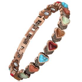 Utenotureh 768057475591 Copper Bracelets For Women Magnetic Bracelet With 3500 Gauss Magnets Natura