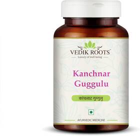 Vedikroots Vr-kg-60t Kanchanar Guggulu Tablets Ayurvedic Thyroid And Lymphatic Support Supplement