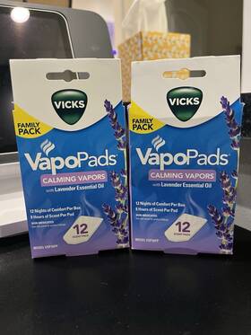 Vsp30fp Vicks Vapopads Calming Vapors With Lavender Essential Oil 6 Pack X 2