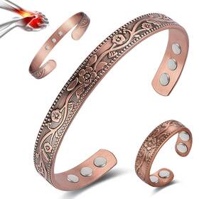 Usk0518002 Vicmag Copper Magnetic Bracelet For Women And Men Ultra Strength Magnets 99.9