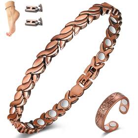Usk0922002 Vicmag Copper Anklet For Women Magnetic Ankle Bracelet With Ultra Strength Magnets 9