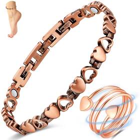 Usk0922005 Vicmag Copper Anklet For Women Magnetic Ankle Bracelet With Ultra Strength Magnets 9
