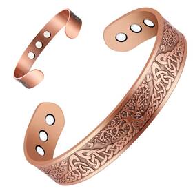 Usl0107001 Vicmag Copper Magnetic Bracelet For Men Bracelets 9x Ultra Strength