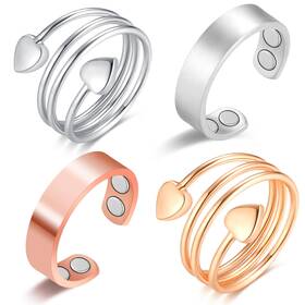 Usl0805001 Vicmag Copper Magnetic Ring For Women Rings Ladies Fingers Thumb 100% Soli