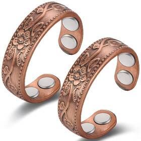 Usl1128005 Vicmag Copper Magnetic Rings For Women Ring 99.9 Finger
