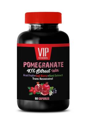Vip Vitamins 788619531091 Pomegranate Supplement - 40% Extract Soothe Joint Pain 1b