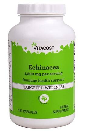 Vitacost 835003007516 Echinacea - 1200 Mg Per Serving Immune Support 180 Capsules