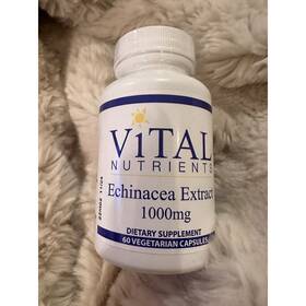 Vital Nutrients 693465208113 Echinacea Extract 1000mg 60 Capsules Exp 11/2024