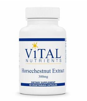 Vital Nutrients 693465222119 Horsechestnut Extract Circulation Leg Vein Support 90 Ct