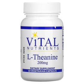 Vnu-26311 Vital Nutrients L- Theanine 200 Mg 60 Vegetarian Capsules
