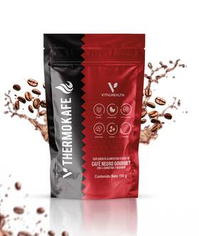 Vitalhealth 782706461353 V-thermokafe Dark Roast Coffee L-carnitine Guarana And Green Tea For Energy