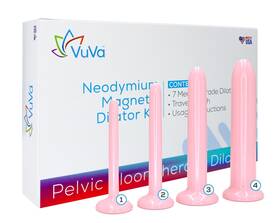 Vuva 717337912516 Size 1 2 3 4 Neodymium Magnetic Vaginal Set Of Four - Made In Usa Bpa Free Se
