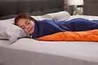 W-s-navy-orange-60x80-20lbs Chanasya Egyptian Cotton Reversible Weighted Blanket For Calming 817797023361