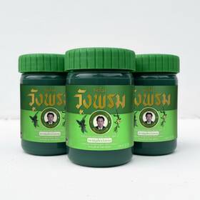 Wang Prom 858111000127 Green Balm For Pain Relief Swelling Itchy And Insect Bites 50g 3pk