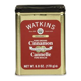 Watkins 818570001798 Gourmet Spice Tin Pure Ground Cinnamon 6 Oz. 1-count