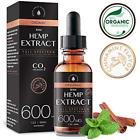 Wcs100 Organic Hemp Oil Extract For Pain Stress Relief 860294001455