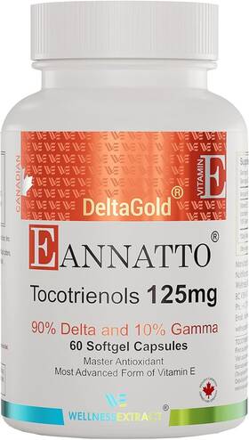 80090692 Wellness Extract Eannatto Tocotrienols Vitamin E Supplements Tocopherol Free Supports Immune