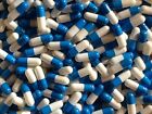 White.50000 Gelatin Size Capsules Colored Empty Blue Usabulk 0count