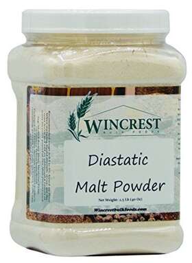 Wincrest Bulkfoods 727363267580 Diastatic Dry Malt Powder - 2.5 Lb Tub Free Expedited Shipping