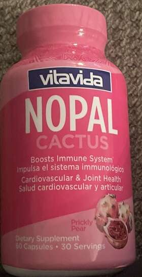 N13280 Windmill Vitavida Nopal Cactus Prickly Pear Immune System Support 60 Capsules 09/2025
