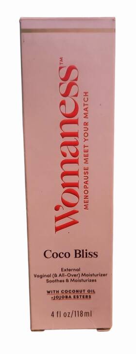 Womaness 850019296198 Coco Bliss External Vaginal Moisturizer - Coconut Oil 4 Fl Oz Nib
