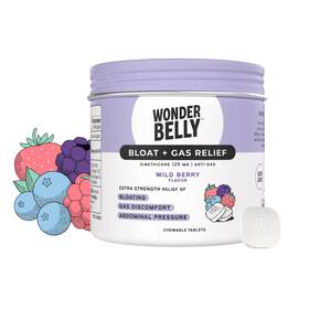 Wonderbelly 382431000508 Bloat Gas Relief Extra Strength Chewable 35 Count Pack Of 1
