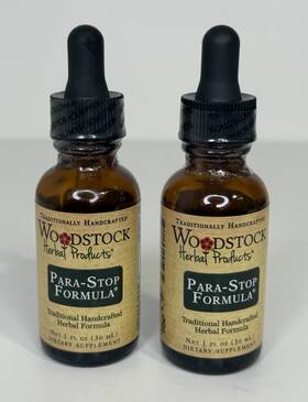 Woodstock Herbal Products 854245005234 2 Para-stop 1 Oz. Natural Formula For People And Pets