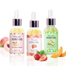 Wovarkie 711691833692 Yoni Oil For Women Set Of 3 100% Natural Feminine 1 Fl Oz Pack