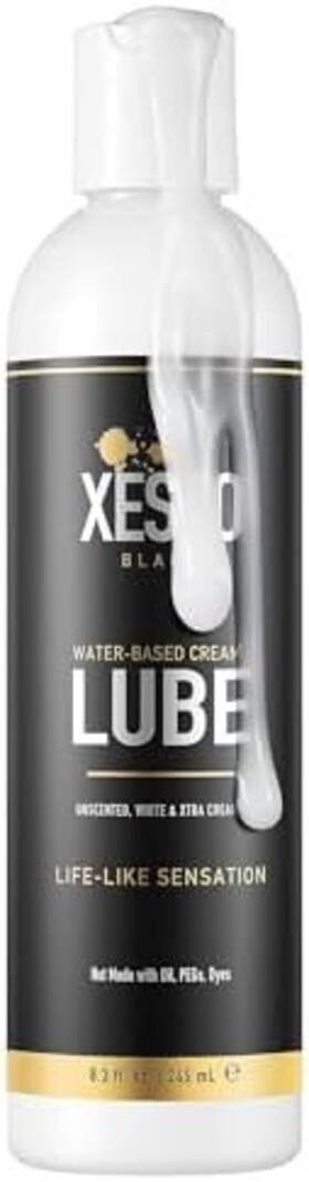 Tsl002 Xesso Water-based Creamy Lube 8.3 Fl Oz White Gel-like Slippery Glide