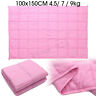 Xez8159195 Us Pink Weighted Blanket Heavy Sensory Gravity Sleep Adult