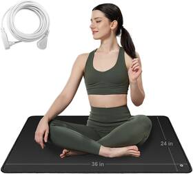 Xinhusu 313111363323 Grounding Mat For Feet And Pets 24 Inch X36 Earth Connected Desk Pad With Cord