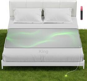 Xketa 313038788766 Graphene Grounding Mat King Bed Earth Therapy Sleep Pad Wellness Gift