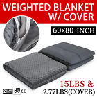 Xzgc500131523950200 Vevor Lbs Weighted Blanket With Cover Better Stress 871248320676