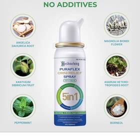 92446-995 Yeshoutang Omni Relief Spray 5in1 100% Natural Fast Acting 2 Fl Oz Peppermint