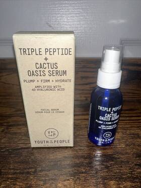 Youth To The People 810834031275 Triple Peptide Cactus Oasis Serum 1 Oz New In Box