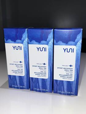 Yuni Beauty 856349007343 Set Of Three 3 Chillax Muscle Recovery Roll On