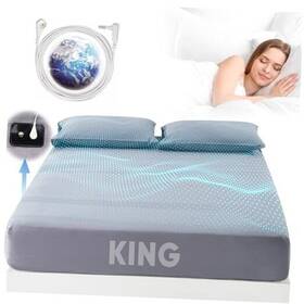 Zajaz 665386555942 Grounding Sheets Size 95% Organic Cotton 5% Pure Silver Fiber King Gray