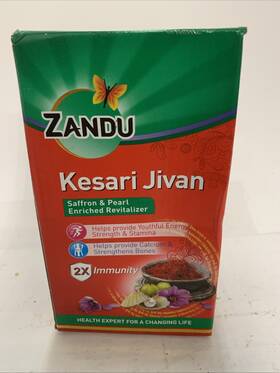 900gm Zandu 8901248702041 Kesari Jivan Powder Dietary Supplement Bb09/27