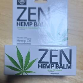 Zen 71289-001-01 Hemp Balm Fast-acting Pain Relief Eucalyptus And Peppermint 0.7 Oz