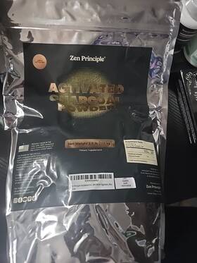 Zen Charcoal 199284056435 Activated Powder 100% Usa Hardwood Trees. Teeth Whitening. 2.5 Lb