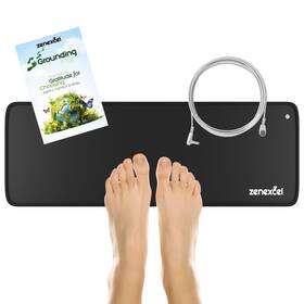 Zenexcel 732767506654 Grounding Mat For Feet Sleep Pain Relief Energy Inflammation 39 Inch X12 Ear