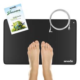 Zenexcel 732767506661 Grounding Mat 24x16 Inches Large Earthing Pad For Relieving Anxiety And Infl