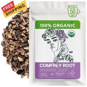 Zhivana Organics 850067350064 Organic Comfrey Root 4 Oz. For Skin Ounce Pack Of 1